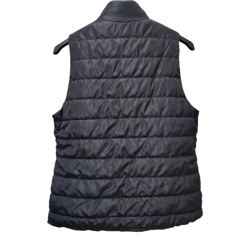 Michael Kors Women’s Black Puffer Gold Plated Nylon Vest Size Small
